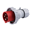 Watertight Industrial Plug 16A 3P+E IP67 6H HTN0141